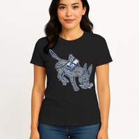Colorado School Of Mines Orediggers Distressed Primary Womens T-Shirt