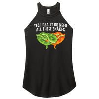 Cute Snake Owner Yes I Really Do Need All These Snakes Women's Perfect Tri Rocker Tank