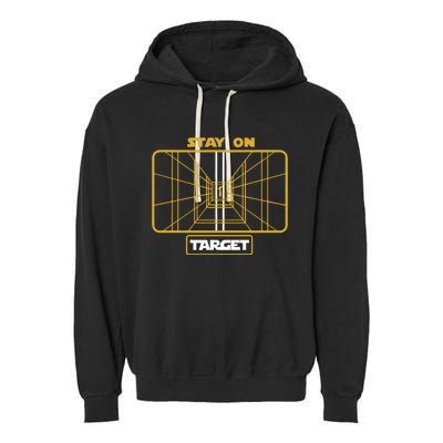 Cheeseheadtv Stay On Target Garment-Dyed Fleece Hoodie