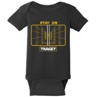 Cheeseheadtv Stay On Target Baby Bodysuit