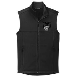 Cool Straight Outta Texas Long Horn Bull Collective Smooth Fleece Vest