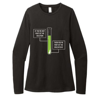 Chemistry Solution Or Precipitate Funny Chemist Womens CVC Long Sleeve Shirt