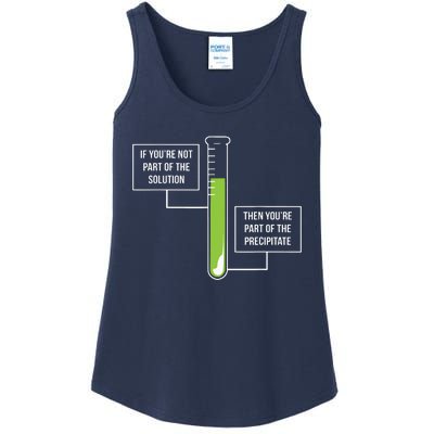 Chemistry Solution Or Precipitate Funny Chemist Ladies Essential Tank