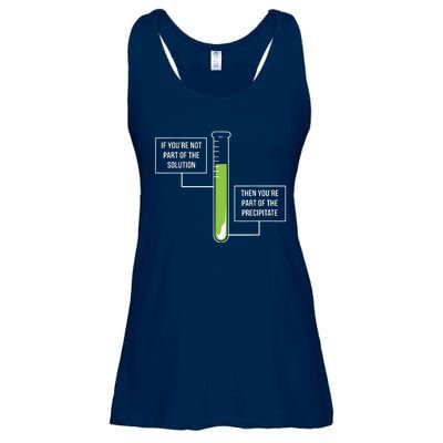 Chemistry Solution Or Precipitate Funny Chemist Ladies Essential Flowy Tank