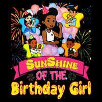 Cute SunShine of the Birthday Girl 7-Panel Snapback Hat