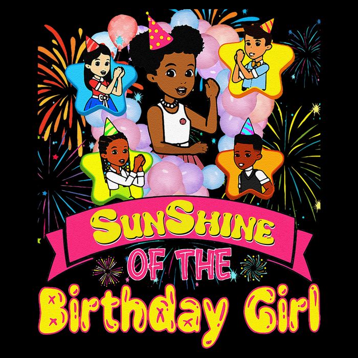 Cute SunShine of the Birthday Girl Zip Tote Bag