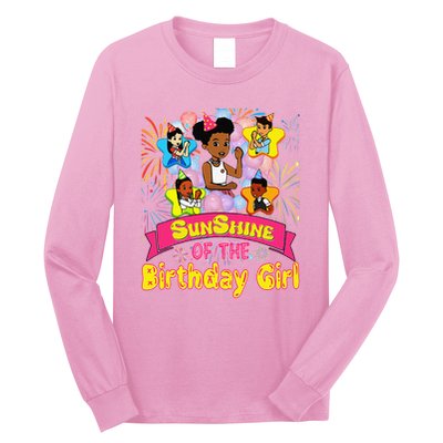 Cute SunShine of the Birthday Girl Long Sleeve Shirt