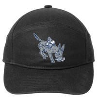 Colorado School of Mines Orediggers Distressed Primary 7-Panel Snapback Hat