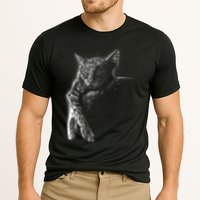 Cat Sleeping On The Moon Sketch Performance Shirt