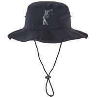 Cat Sleeping On The Moon Sketch Legacy Cool Fit Booney Bucket Hat