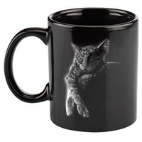 Cat Sleeping On The Moon Sketch 11oz C Handle Ceramic Mug