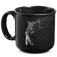 Cat Sleeping On The Moon Sketch 15oz Campfire Ceramic Mug