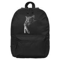 Cat Sleeping On The Moon Sketch 16 in Basic Backpack