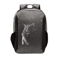 Cat Sleeping On The Moon Sketch Vector Backpack