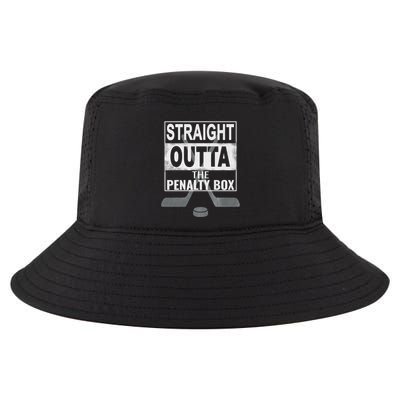 Cool Straight Outta The Penalty Box Hockey Player Themed Cool Gift Cool Comfort Performance Bucket Hat