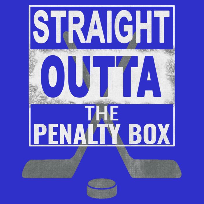 Cool Straight Outta The Penalty Box Hockey Player Themed Cool Gift 16 in Basic Backpack