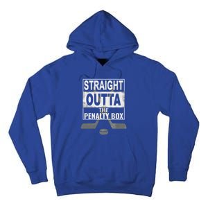 Cool Straight Outta The Penalty Box Hockey Player Themed Cool Gift Tall Hoodie