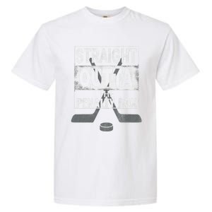 Cool Straight Outta The Penalty Box Hockey Player Themed Cool Gift Garment-Dyed Heavyweight T-Shirt