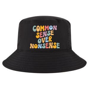 Common Sense Over Nonsense For Kamala Harris 2024 Cool Comfort Performance Bucket Hat