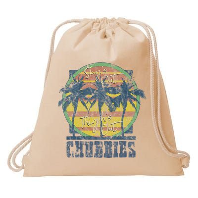 Chubbies Sky’S Out Thighs Out Vintage Retro Beach Drawstring Bag