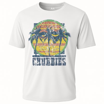 Chubbies Sky’S Out Thighs Out Vintage Retro Beach Performance Shirt