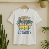 Chubbies Sky’S Out Thighs Out Vintage Retro Beach T-Shirt