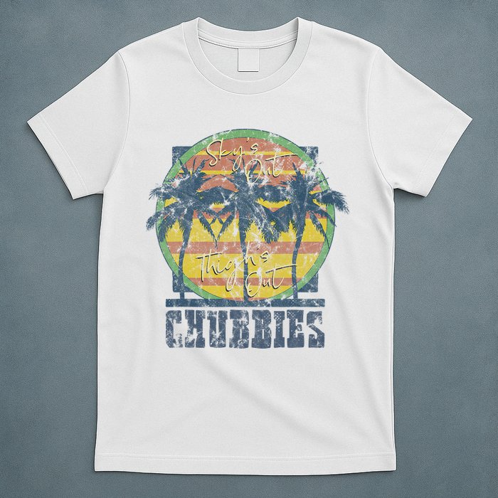 Chubbies Sky’S Out Thighs Out Vintage Retro Beach T-Shirt