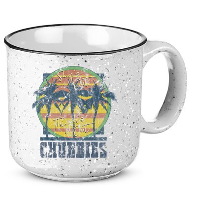 Chubbies Sky’S Out Thighs Out Vintage Retro Beach 15oz Campfire Ceramic Mug