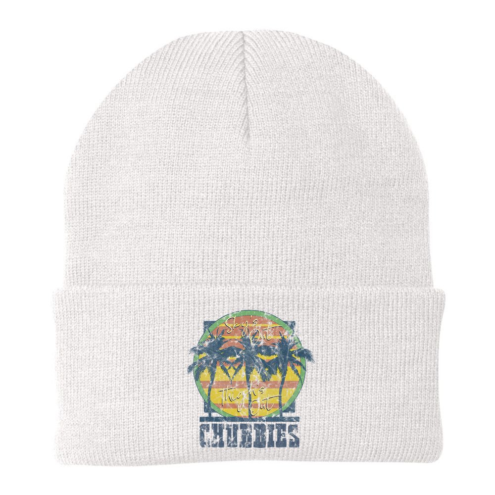 Chubbies Sky’S Out Thighs Out Vintage Retro Beach Beanie