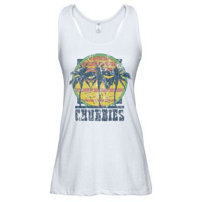 Chubbies Sky’S Out Thighs Out Vintage Retro Beach Ladies Essential Flowy Tank