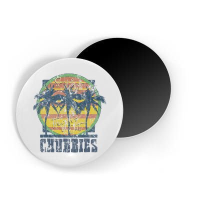 Chubbies Sky’S Out Thighs Out Vintage Retro Beach Magnet