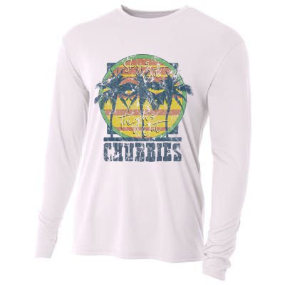 Chubbies Sky’S Out Thighs Out Vintage Retro Beach Cooling Performance Long Sleeve Crew