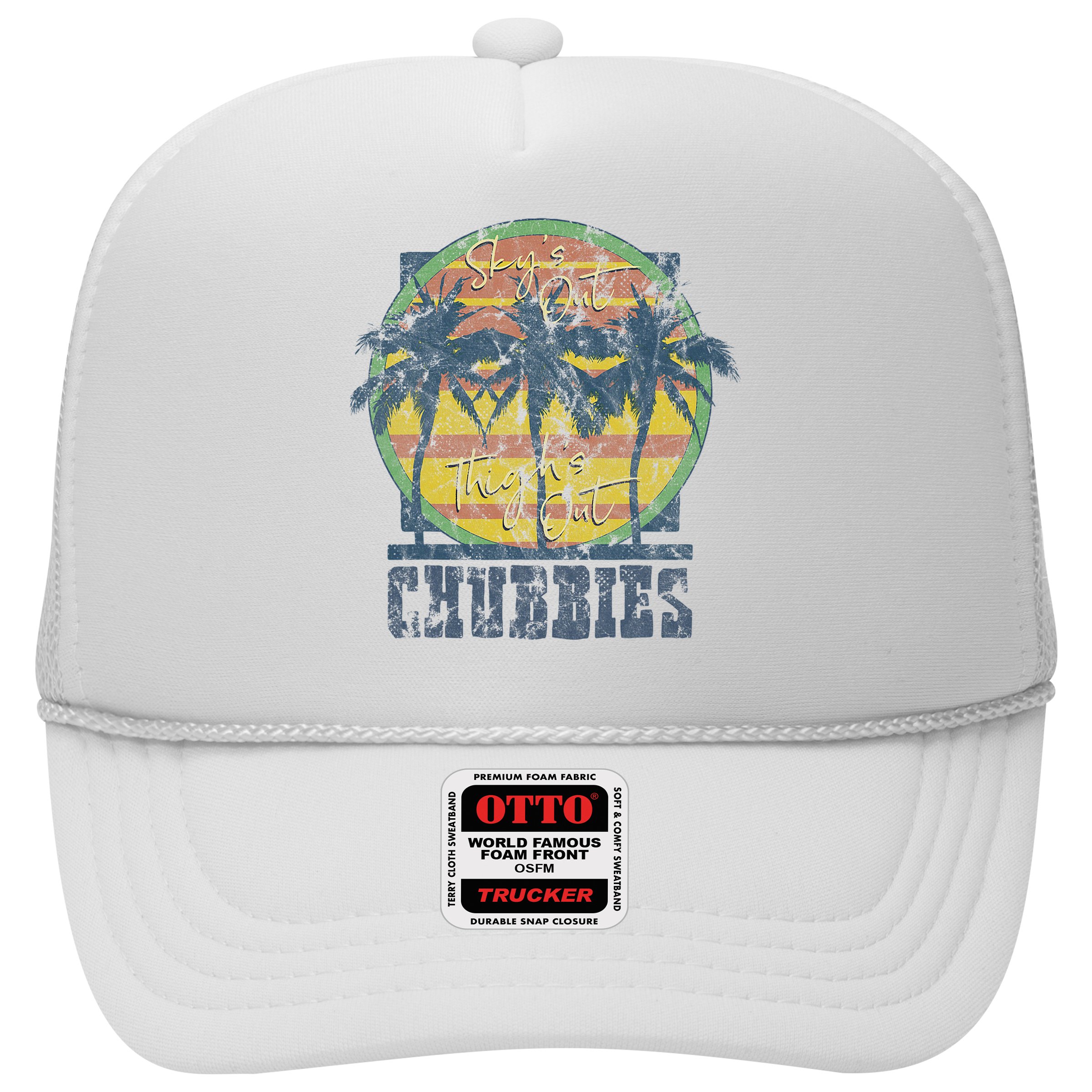 Chubbies Sky’S Out Thighs Out Vintage Retro Beach Hat