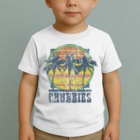 Chubbies Sky’S Out Thighs Out Vintage Retro Beach Toddler T-Shirt