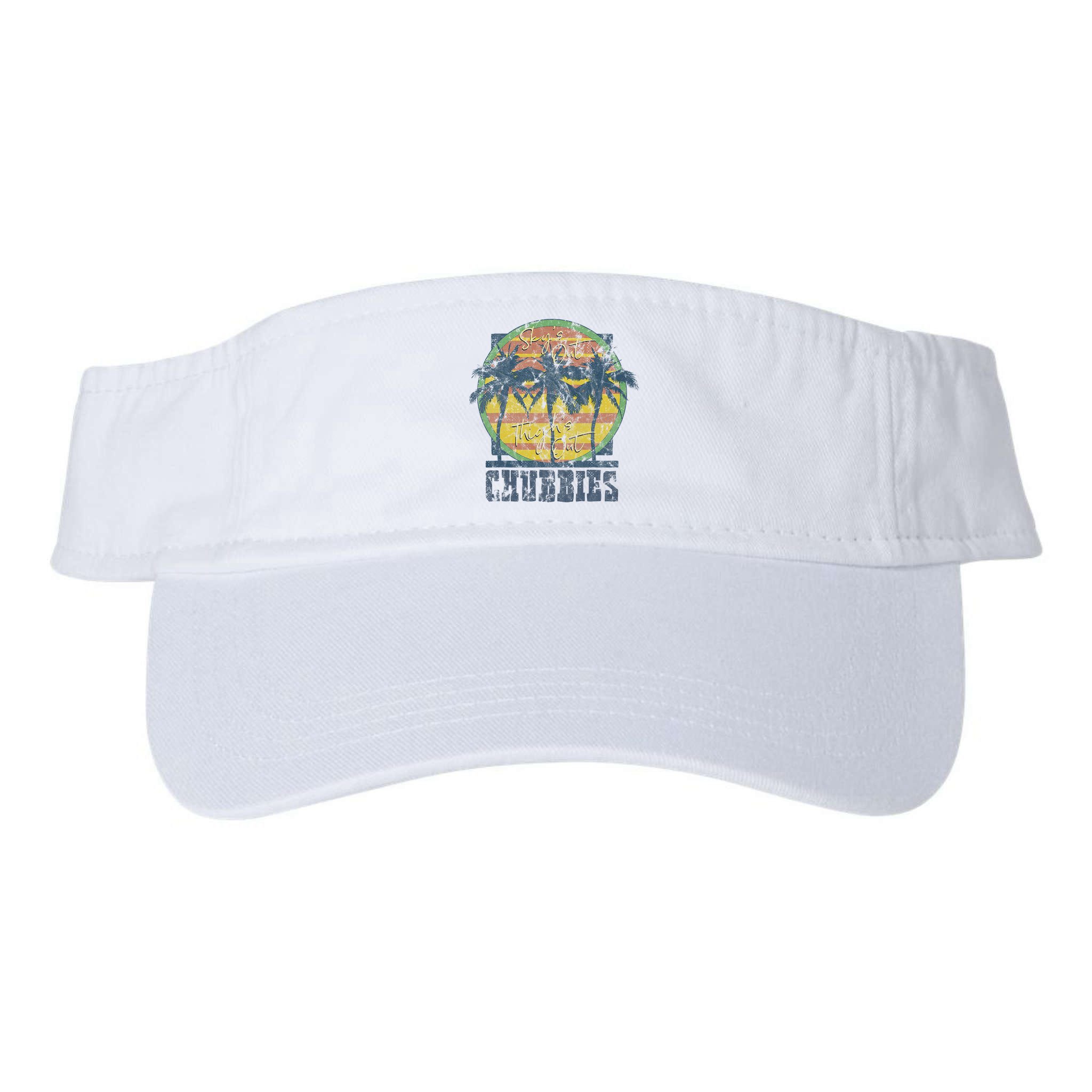 Chubbies Sky’S Out Thighs Out Vintage Retro Beach Visor