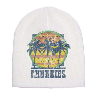 Chubbies Sky’S Out Thighs Out Vintage Retro Beach Short Acrylic Beanie