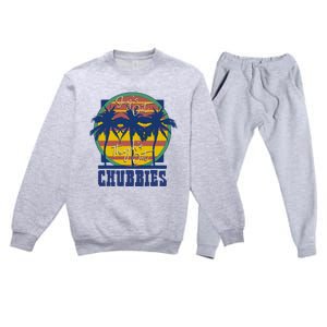 Chubbies Sky’S Out Thighs Out Premium Crewneck Sweatsuit Set