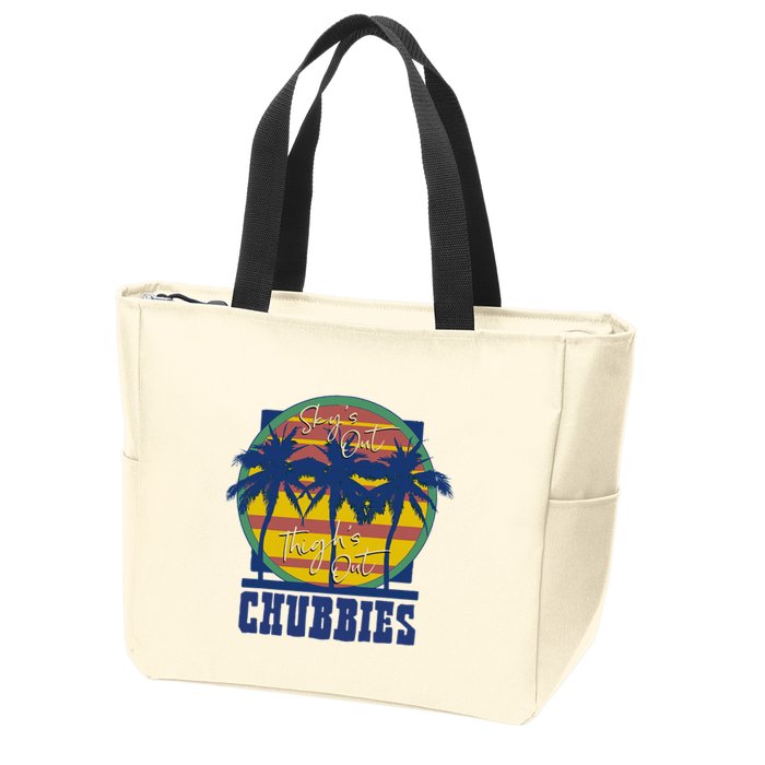 Chubbies Sky’S Out Thighs Out Zip Tote Bag