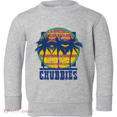 Chubbies Sky’S Out Thighs Out Toddler Sweatshirt