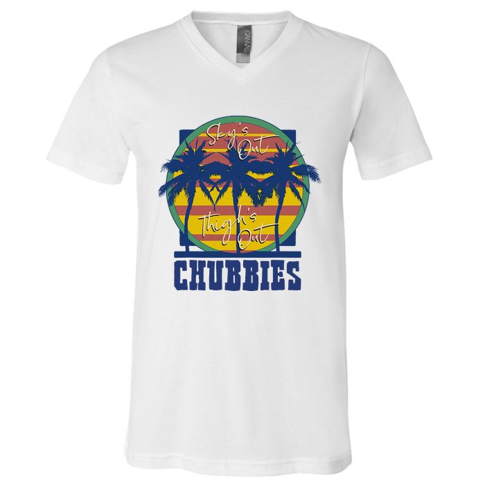 Chubbies Sky’S Out Thighs Out V-Neck T-Shirt