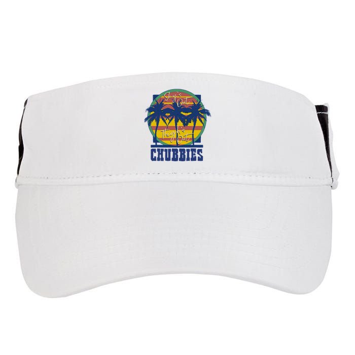 Chubbies Sky’S Out Thighs Out Adult Drive Performance Visor