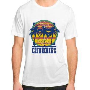 Chubbies Sky’S Out Thighs Out Adult ChromaSoft Performance T-Shirt