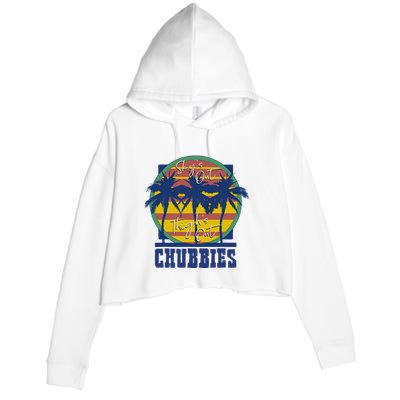 Chubbies Sky’S Out Thighs Out Crop Fleece Hoodie