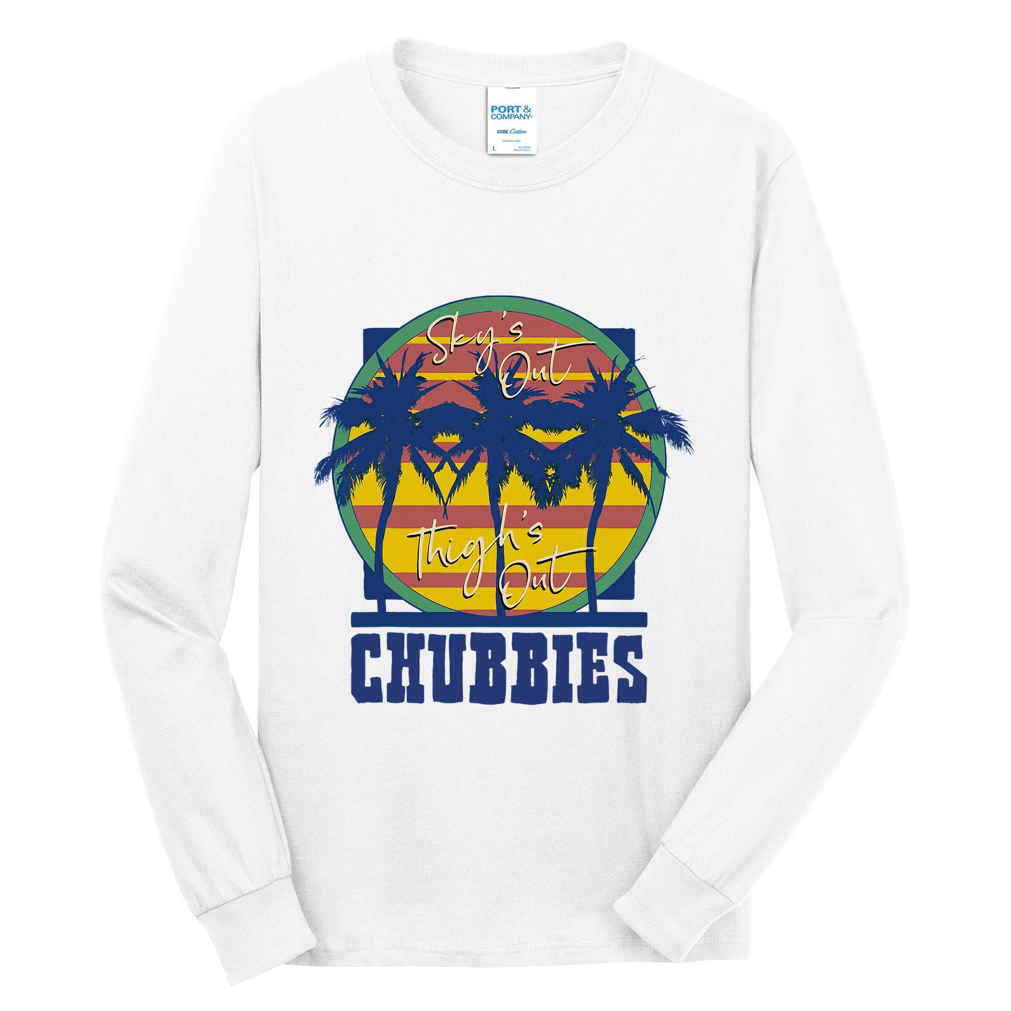 Chubbies Sky’S Out Thighs Out Tall Long Sleeve T-Shirt