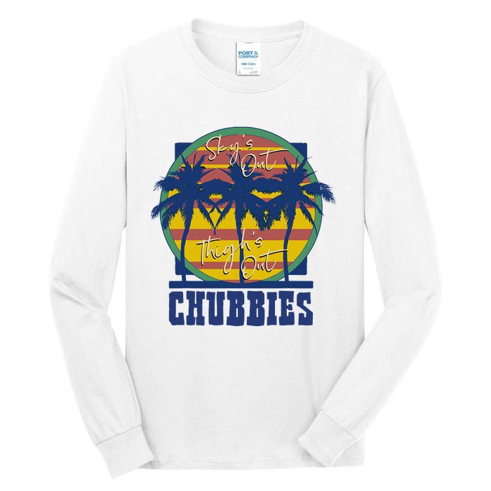 Chubbies Sky’S Out Thighs Out Tall Long Sleeve T-Shirt