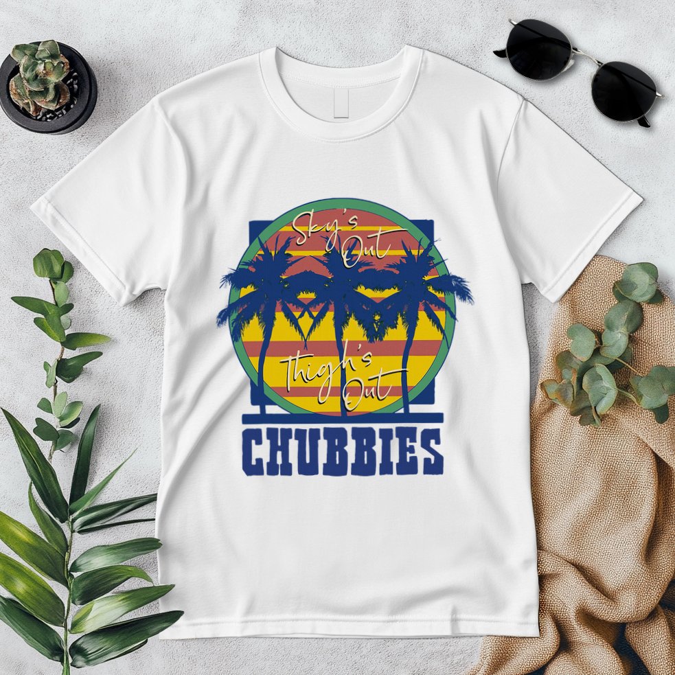 Chubbies Sky’S Out Thighs Out Premium T-Shirt