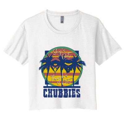 Chubbies Sky’S Out Thighs Out Crop Top