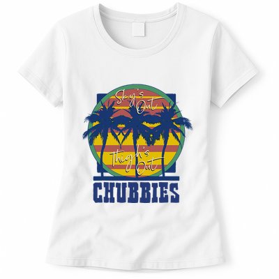 Chubbies Sky’S Out Thighs Out Womens T-Shirt