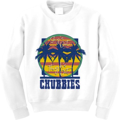 Chubbies Sky’S Out Thighs Out Kids Sweatshirt