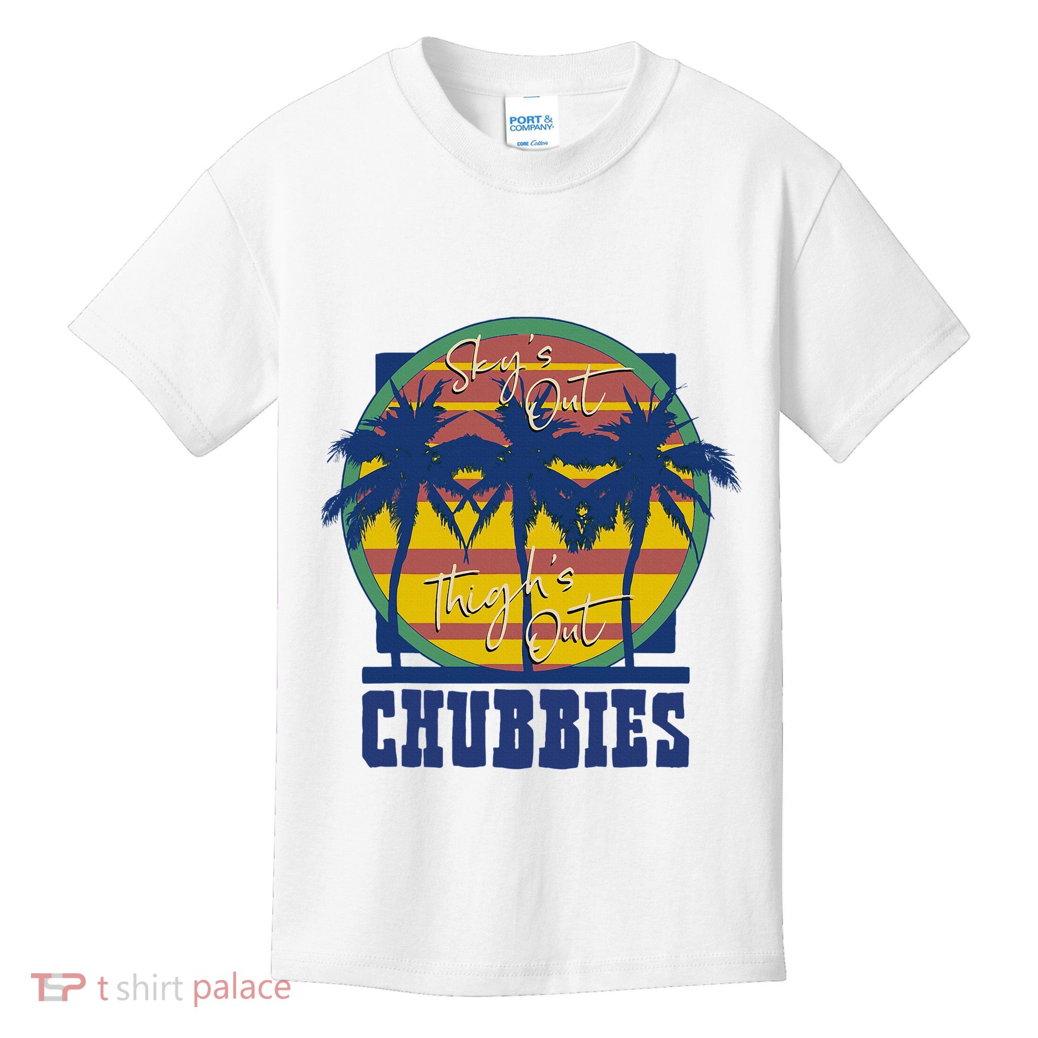 Chubbies Sky’S Out Thighs Out Kids T-Shirt